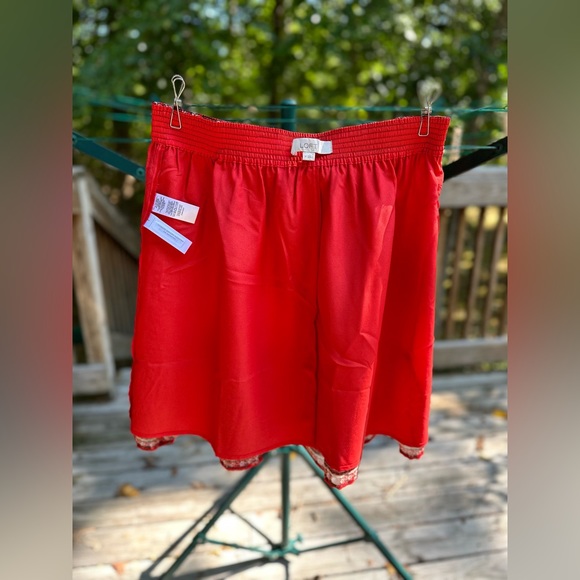LOFT Red Stripe Boho Skirt : M - Picture 5 of 6